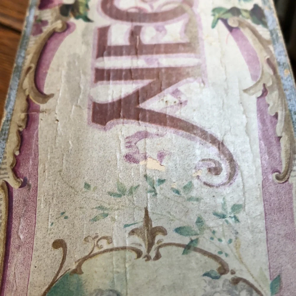 Vintage Wooden Necktie Box Art Deco